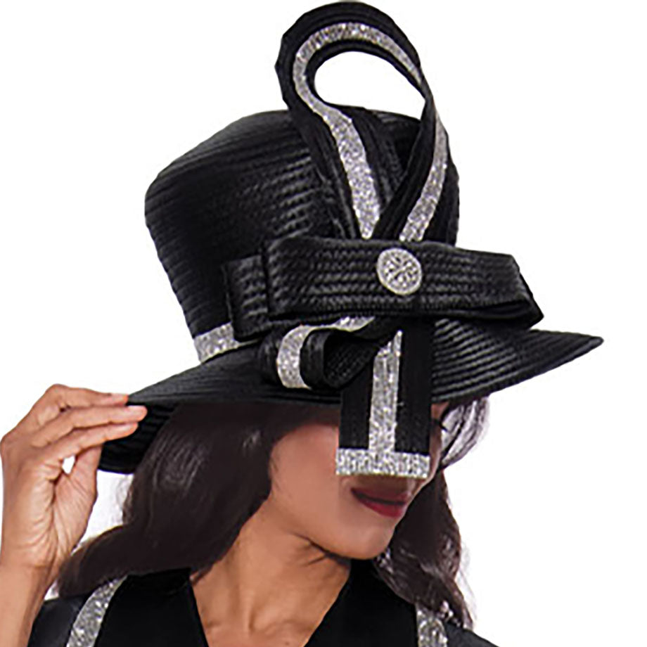 GMI 9872-BLK-H-QS Church Hat