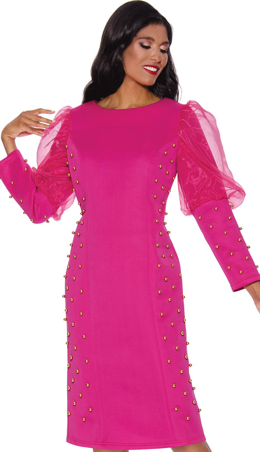 Stellar Looks SL1791-MAG-IH Womens Church Dress