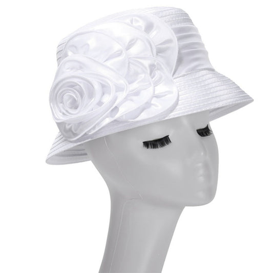 Giovanna HR935-WHT Church Hat