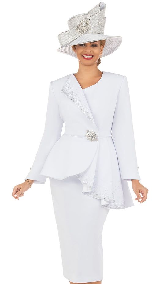 Giovanna G1138-WHT Womens Church Dress
