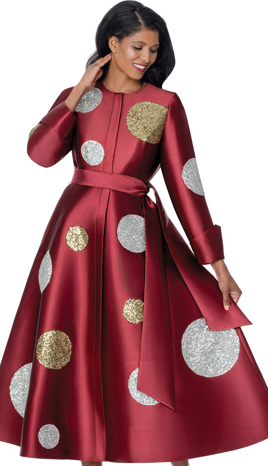 Nubiano 101041-BUR Church Dress