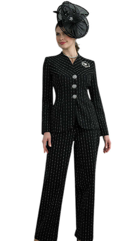 Lily And Taylor 4754-IH Ladies Pant Suit
