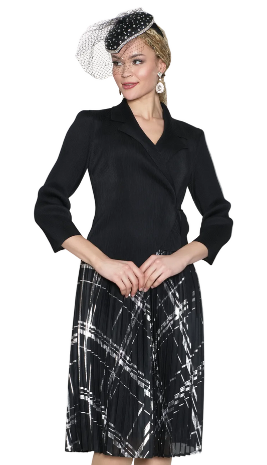 Lily And Taylor 5092-BLK Church Dress