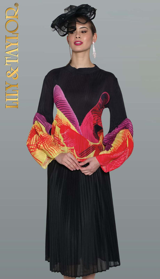 Lily H137-BLK Church Hat