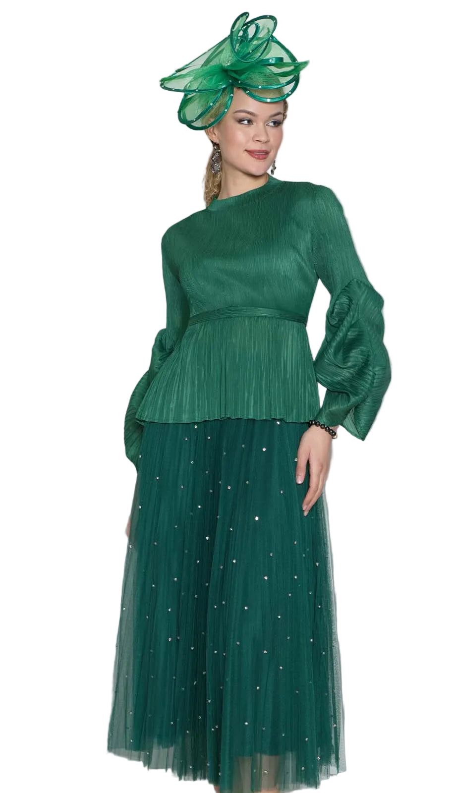 Lily And Taylor 5174-GRN Church Suit