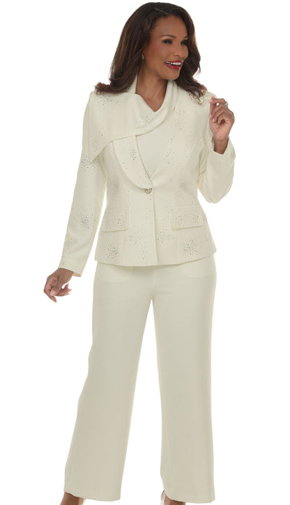 Donna Vinci 12278-OFW Pant Suit