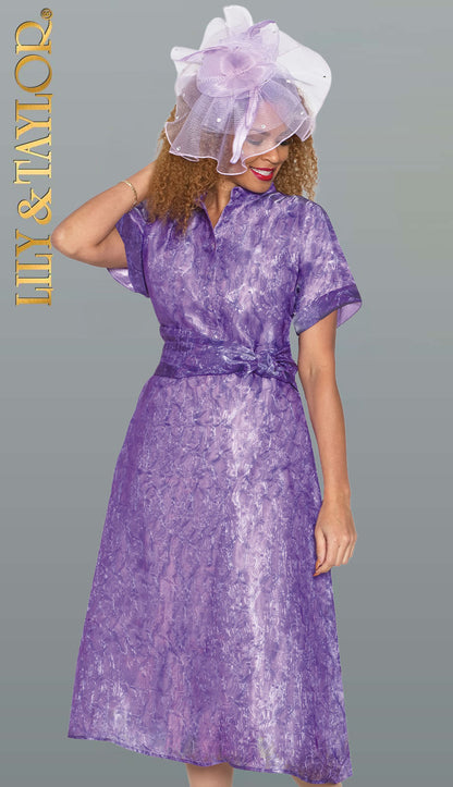 Lily and Taylor 5113-LAV-H Church Hat