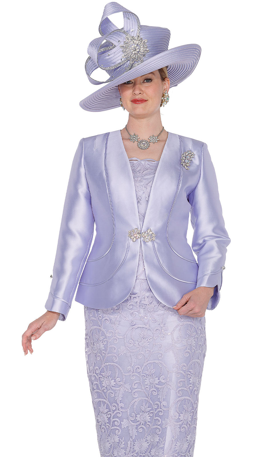 Elite Champagne 6270-H Church Suit-Hat