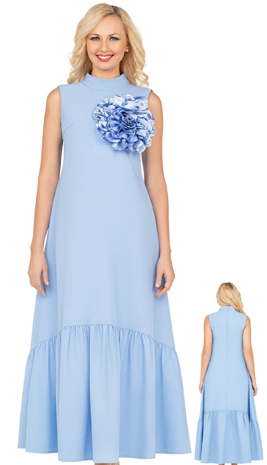 Giovanna D2457-BLU Church Dress