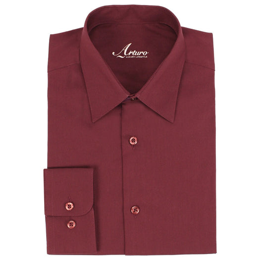 Arturo 100MOD4-6X-BURG-Mens Shirt