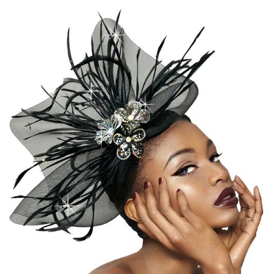 FA3033 NIGER-BK Church Fascinator