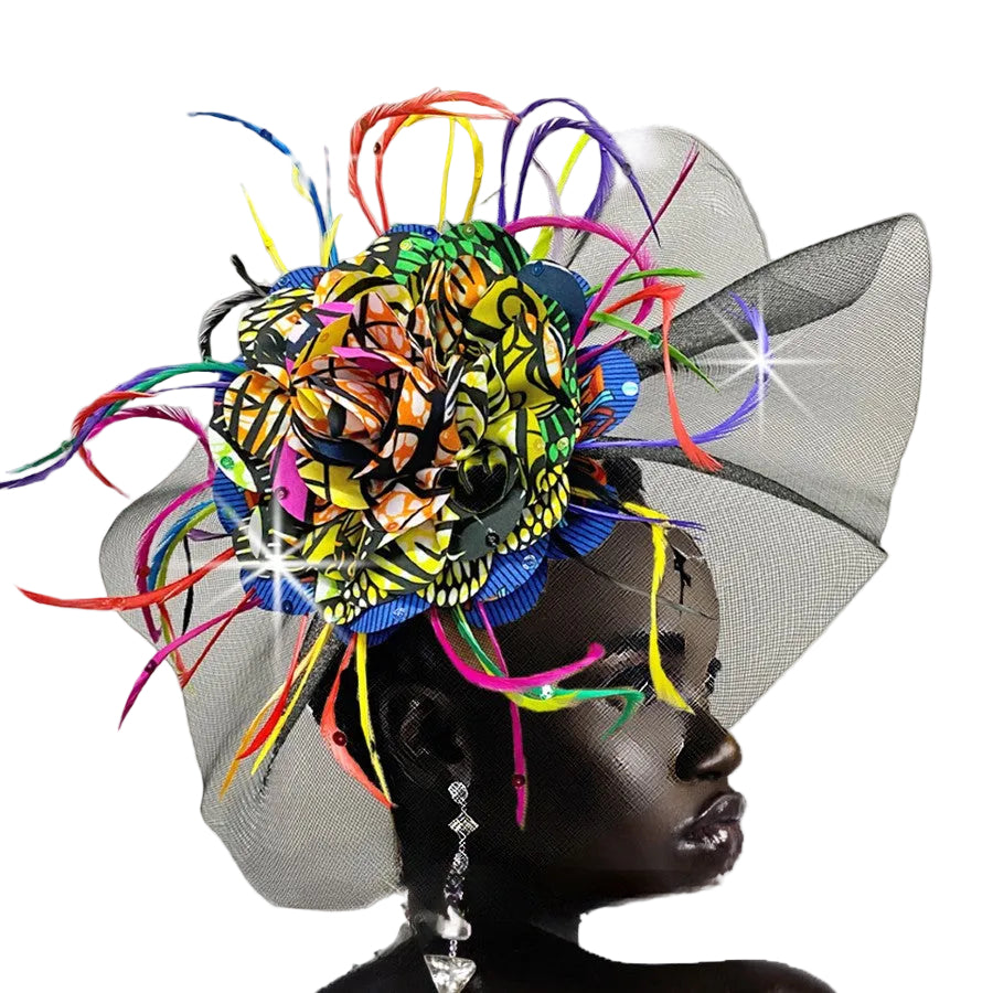 FA3039 ZULU Church Fascinator