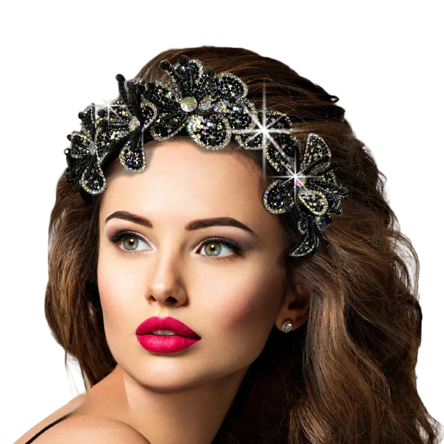 FA3071 TIARA-BK Church Fascinator