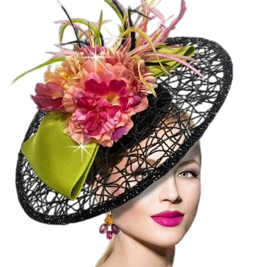 Honeycomb FA3140-BM Church Fascinator