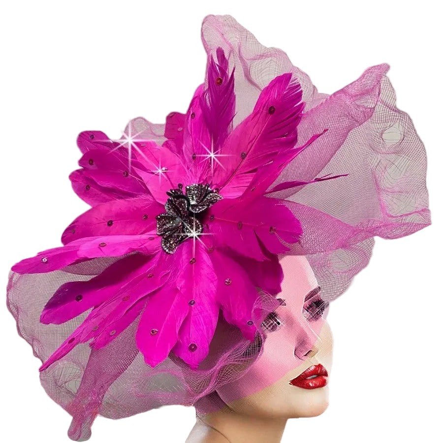 MANDARIN FA3200-FU Church Fascinator