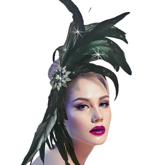 JOSEPHINE BAKER FA3217-BK Church Fascinator