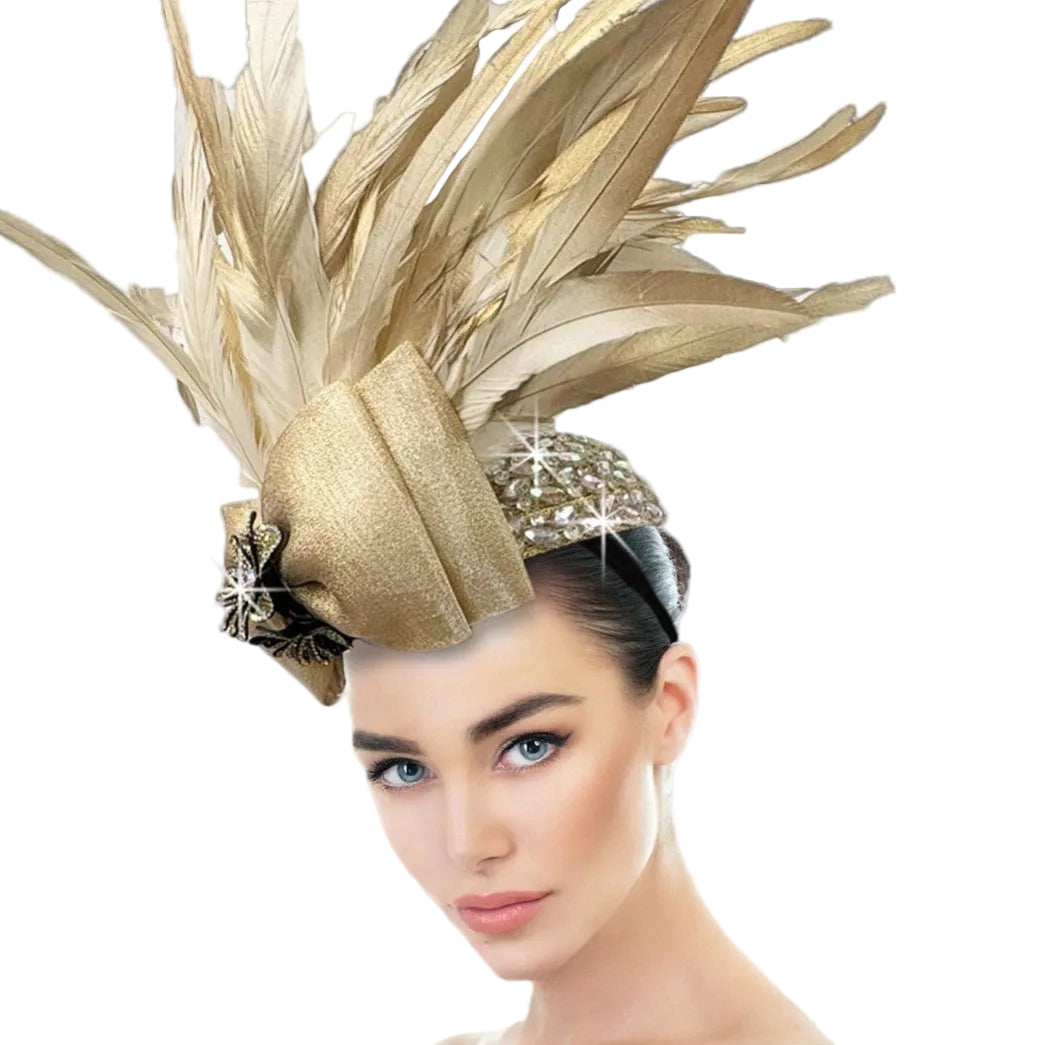 COCKATOO FA3220-GO Church Fascinator