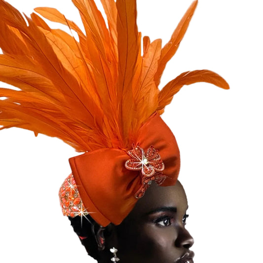 COCKATOO FA3220-OR Church Fascinator