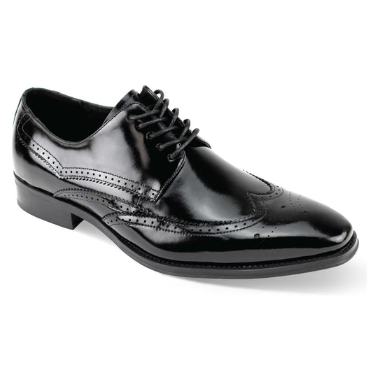 Giovanni LINCOLN-BLK Leather Shoes