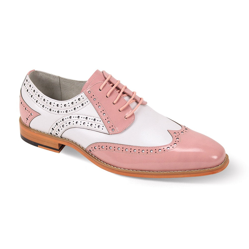 Giovanni TROY-PNK-WHT Leather Shoes