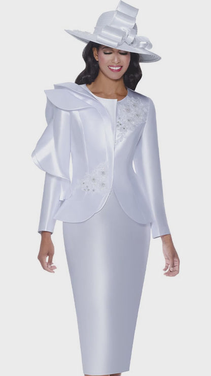 GMI G400852-WHT-H Church Hat