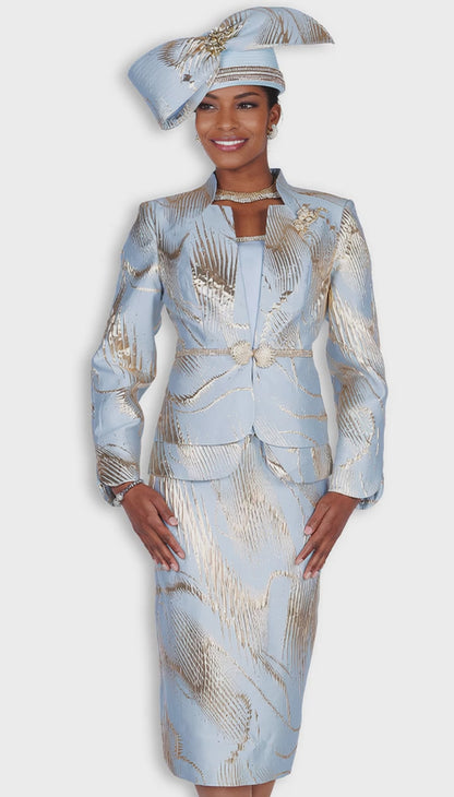 Elite Champagne 6460 Church Suit