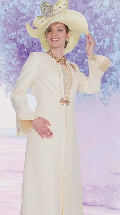 Elite Champagne 6052-YLW Church Jacket Dress