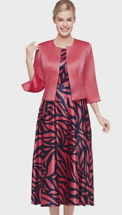 Nina Nischelle 3614-CRL Ladies Church Jacket Dress