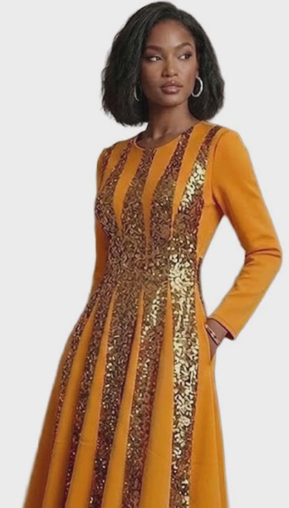 Stellar Looks SL601131-MUL Church Dress