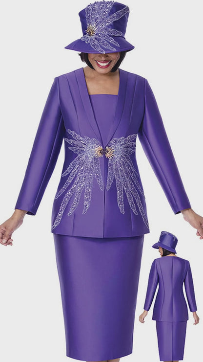 GMI 401942-PUR Church Suit