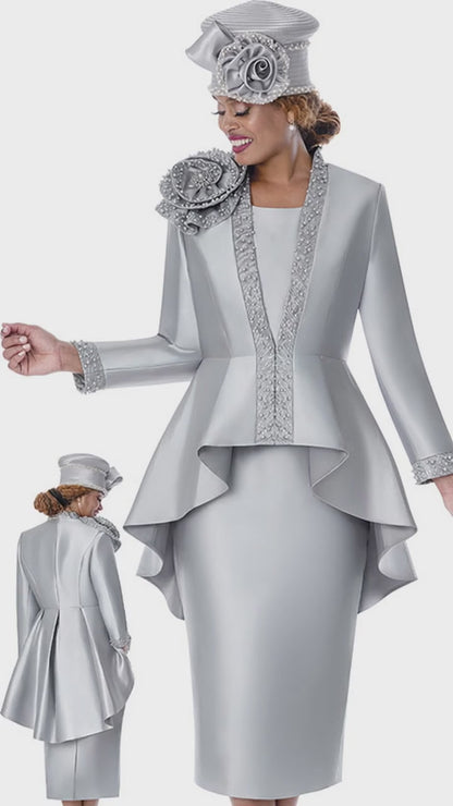 GMI 401993-SLV Church Suit