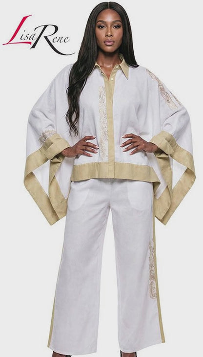 Lisa Rene 3371 Ladies Pants Set