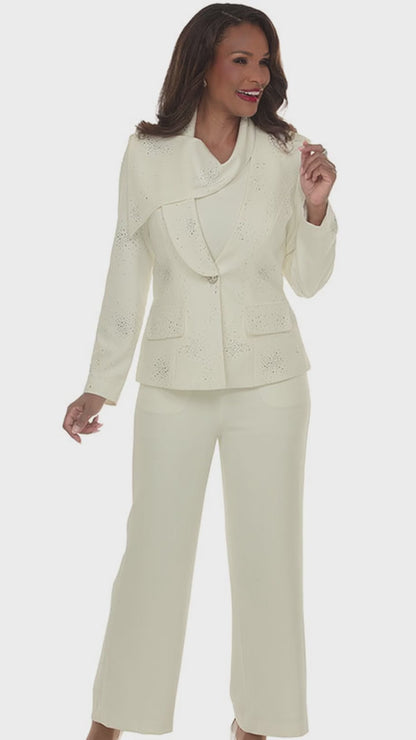 Donna Vinci 12278-OFW Pant Suit