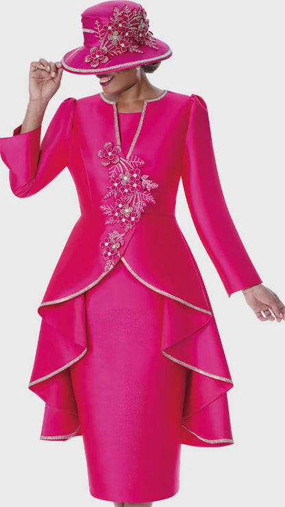 GMI 402033-MGN-QS Church Suit