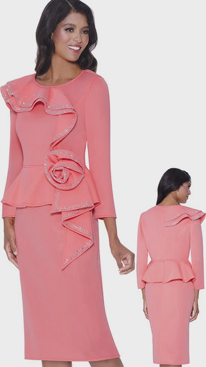 Stellar Looks SL600461-COR-IH Church Dress