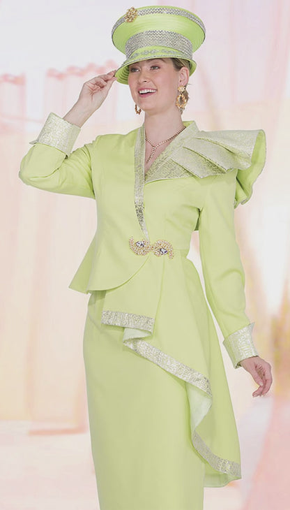 Champagne Italy 6006-GRN-QS Church Suit