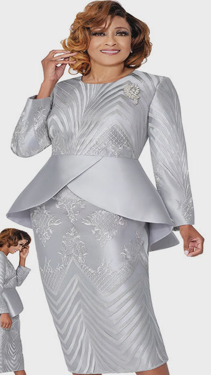 Dorinda Clark Cole 310022-SLV-QS Church Suit