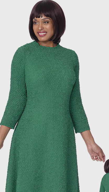 Divine Casuals DC2021-GRN Church Dress