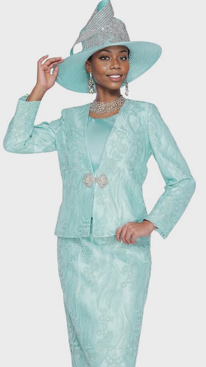 Champagne Italy 6219-QS Church Suit