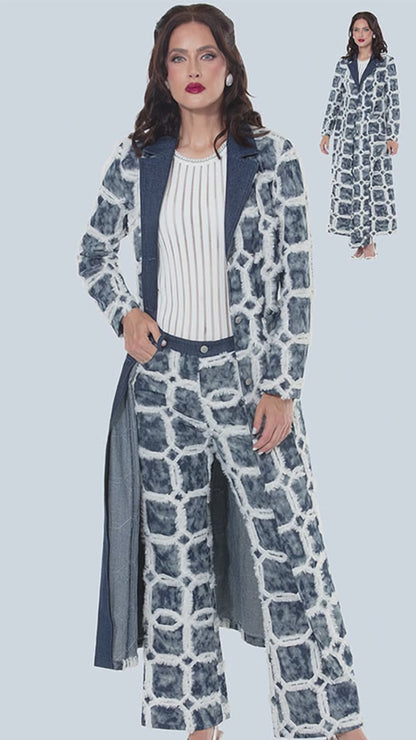 DV Jeans 8509-J Womens Duster