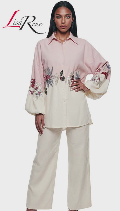 Lisa Rene 3369-CO Pants Set