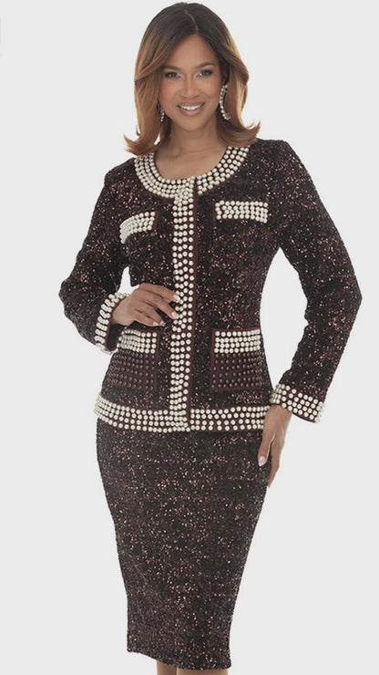 Donna Vinci 12234-CHC Church Suit