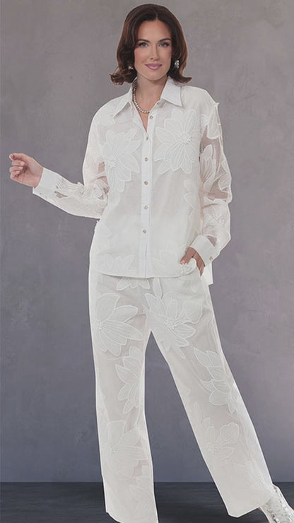 Love The Queen 17646-WHT Outfit