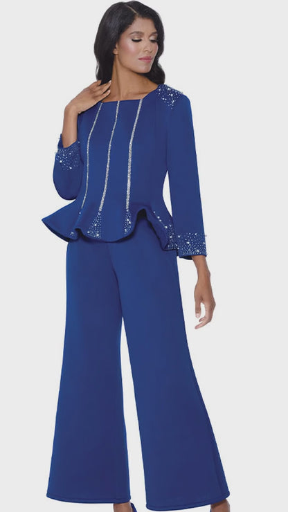 Stellar Looks SL600472-RYL-QS Pants Suit