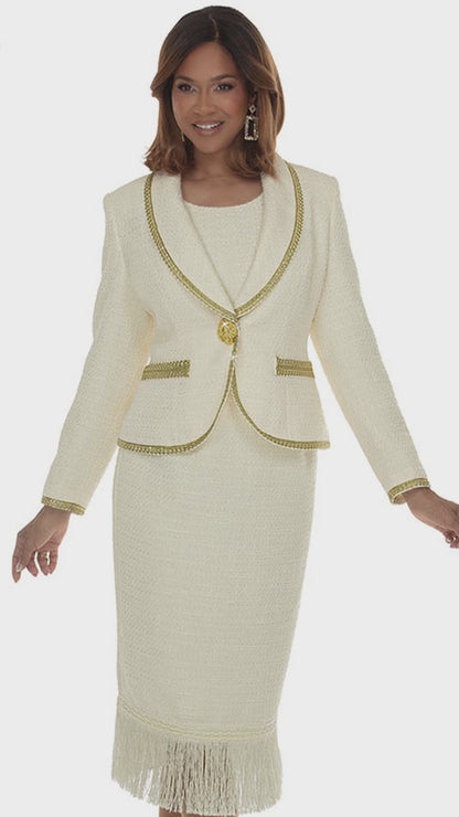 Donna Vinci 12287-OFW Church Suit