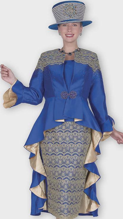 Elite Champagne 6102-RBG-QS Church Suit