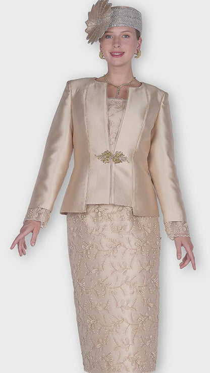 Champagne Italy 6309 Church Suit
