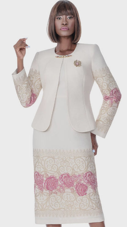 Susanna 3000-CRM-CO Church Dress