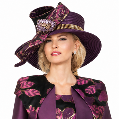 Giovanna G1341-PWB-H Church Hat