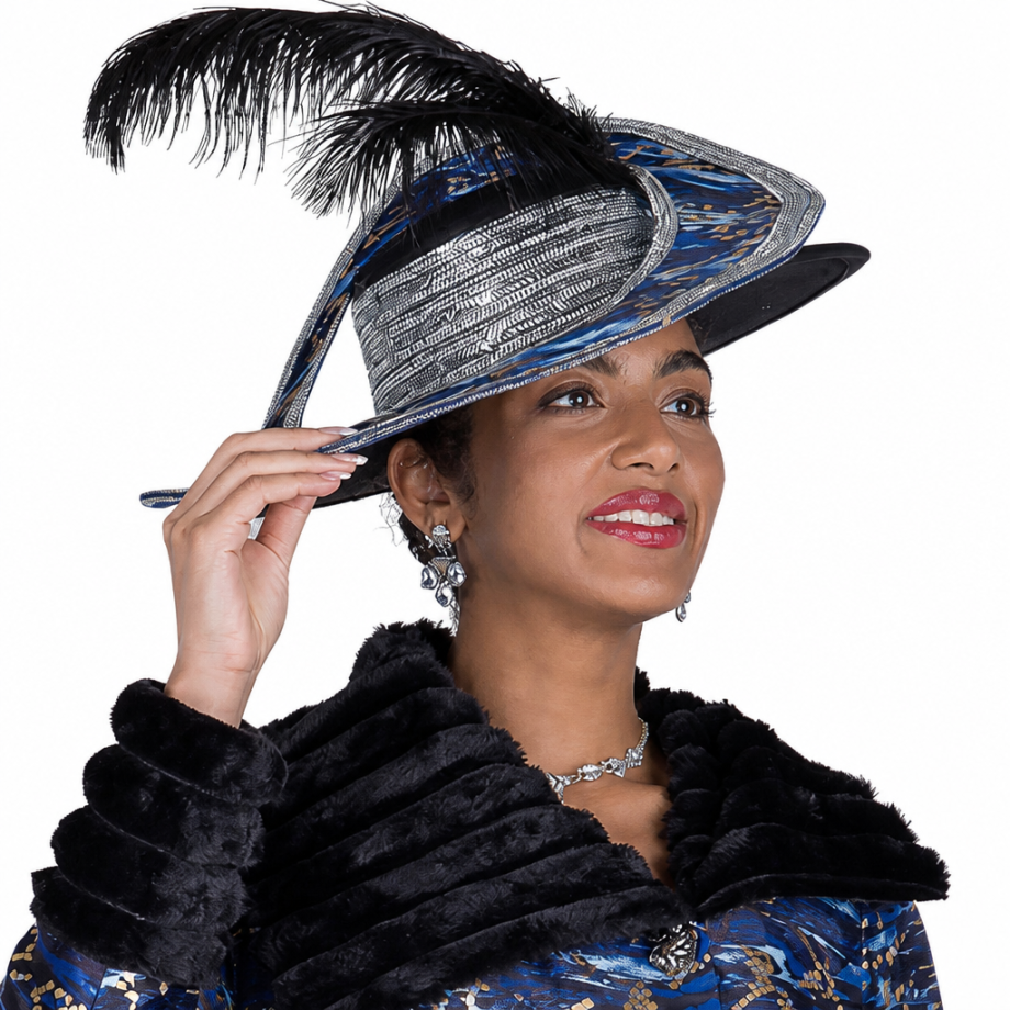 Champagne 6113-RBB-H Church Hat